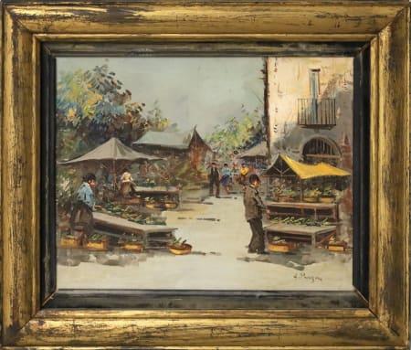 Giovanni Panza — Scena di mercato